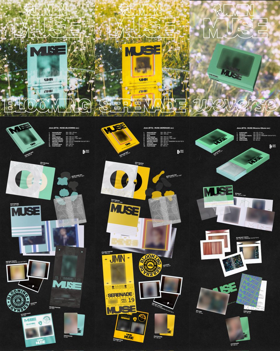 ReverieID's tweet photo. [OPEN PO] BTS JIMIN Album " MUSE " 

-Ktown4u
PB ver (random)
335k DP 225k
Weverse ver
175k DP 135k

-Weverse shop
PB ver (random)
350k DP 235k
Weverse ver
185k DP 145k

CLOSE PO : 18/07
FORM ORDER: https://t.co/ymcuCiSHOy

🚚Dom JKT
✅Prio Ver
✅EMS+Tax
✅GO Line
#Reverie_PO https://t.co/JzVr90lu5X
