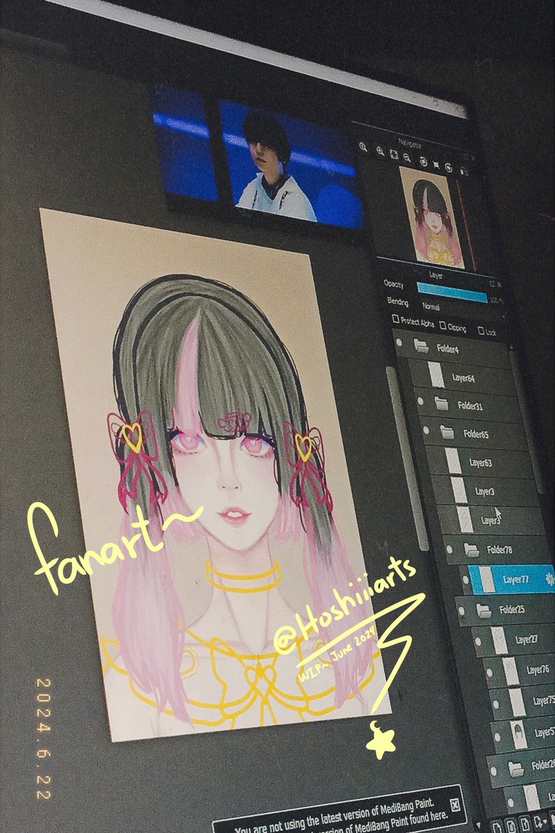 Practice Practice ~
fanart of Koeru ~ <a href="/khraziecess/">Kitty // Chimika</a> OC

#wip #art #digiart 

also Happiest Birthday Inoo Kei of Hey Say Jump 💙🫶~~