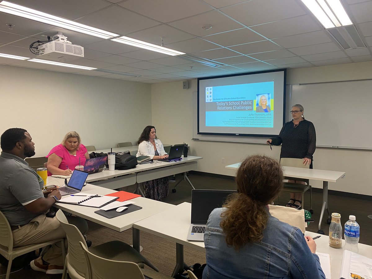 Learning about public relation challenges in education from <a href="/JulieThannum/">Julie Thannum, APR</a> <a href="/BaylorSOE/">Baylor School of Ed</a> #BaylorLeads
