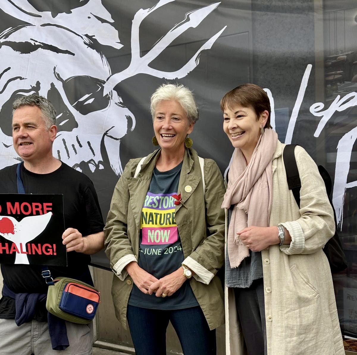 Fantastic energy at the #RestoreNatureNow march in London!  Tens of thousands gathered to demand urgent action: a shift to nature-friendly farming; making polluters pay for their damage; fast, fair &amp; effective climate action &amp; a new right in law to a healthy environment 🦋🦋🦋