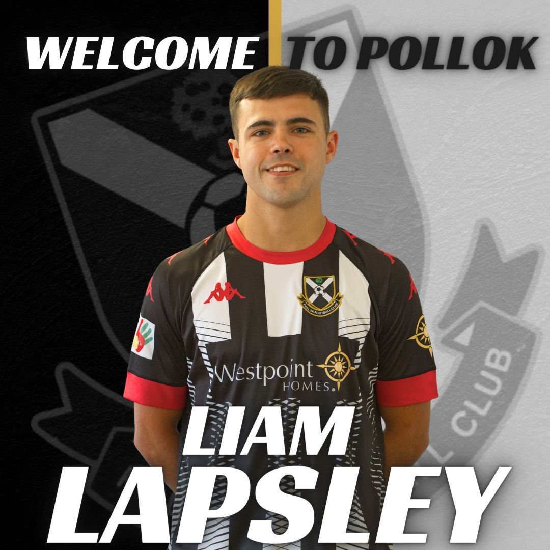 pollokfc's tweet photo. 📝The club are delighted to announce the signing of Midfielder Liam Lapsley from Largs Thistle.

Liam joins Pollok for the 2024/25 campaign subject to the SFA registration process.

Welcome to Pollok Liam! https://t.co/9sU55C7dxv