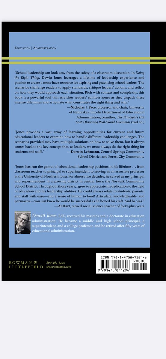 Bopper91's tweet image. A year ago Roman &amp;amp; Littlefield published “Doing the Right Thing.” Many universities as well as educators are using my book in their courses.Some companies are also using it to help understand that doing the right thing is essential for corporations to succeed.On line&amp;amp;book stores!