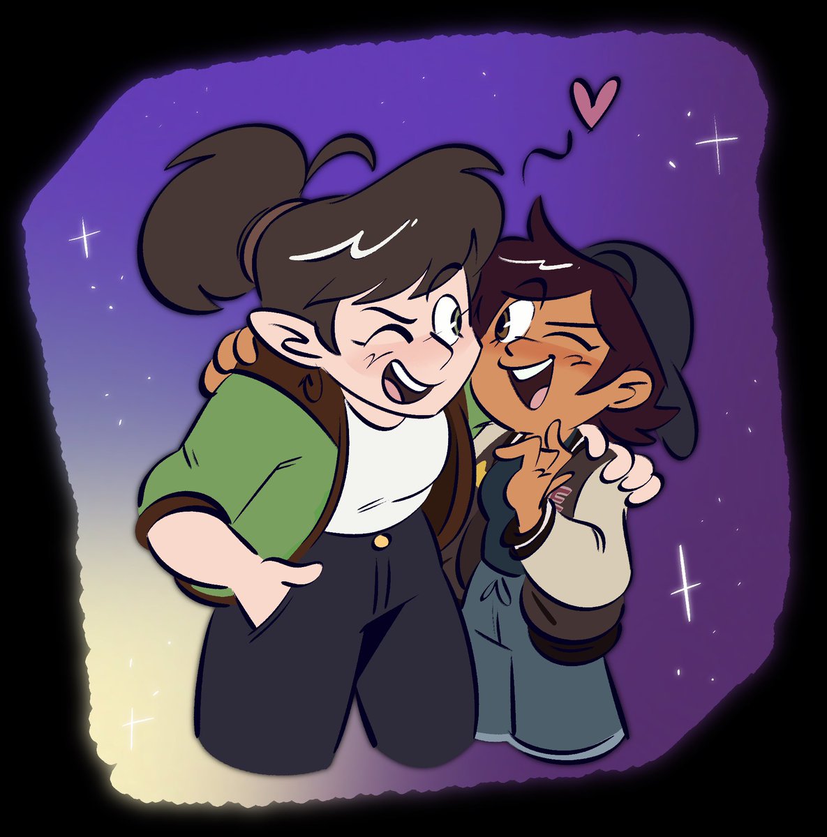 SealChomps's tweet photo. LUNEY COMMISSION FOR @vineypuddles28 💚💜
#TOH #TheOwlHouse #Luney https://t.co/ZN2umt4Isp