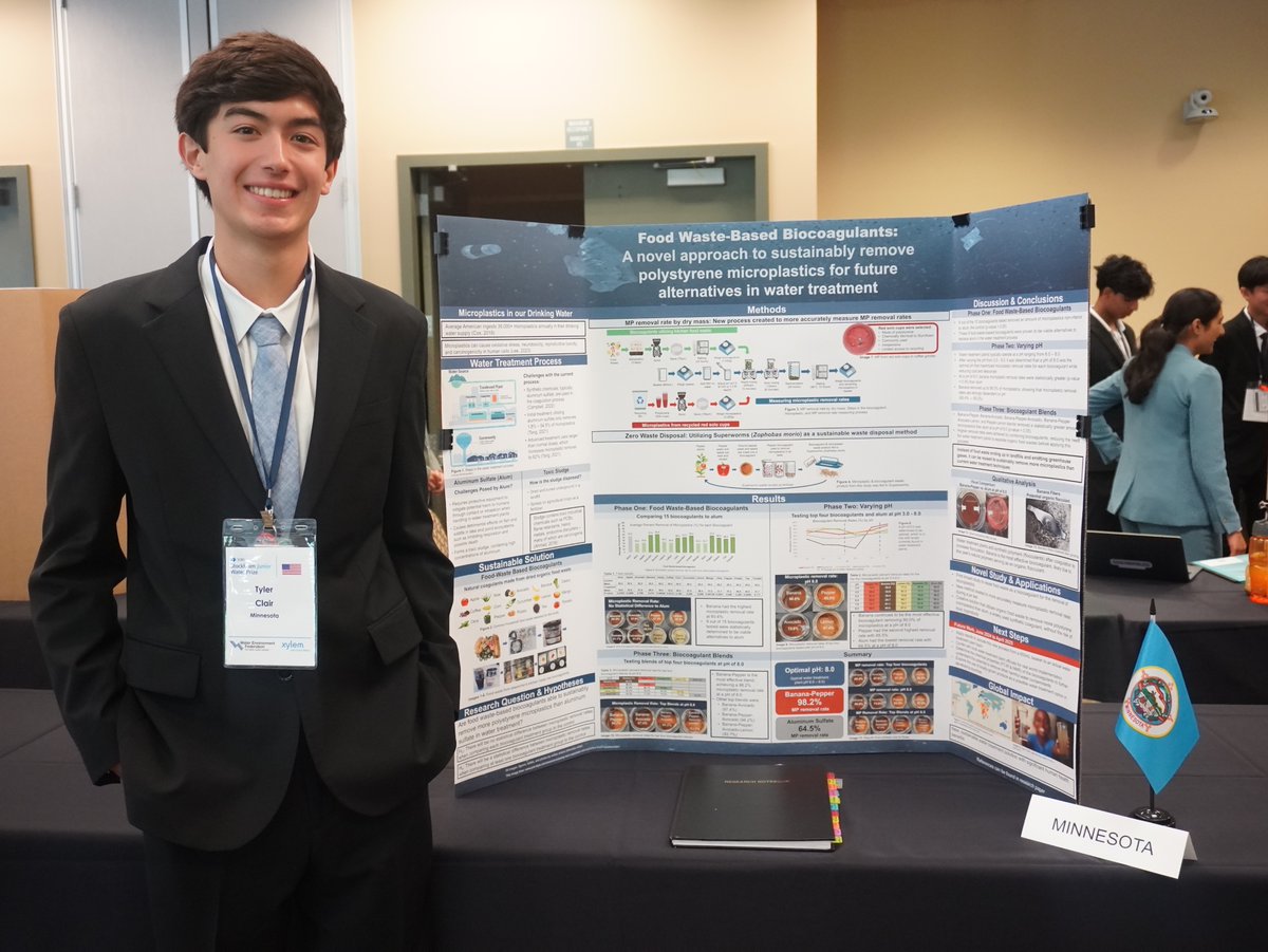 Students are making a big splash with their water #research presentations at the 2024 SJWP competition! We're truly inspired by your work &amp; efforts to raise awareness for #water one drop at a time—good luck to everyone! #STEM

And a HUGE thank you to all our judges &amp; coaches. 🥳