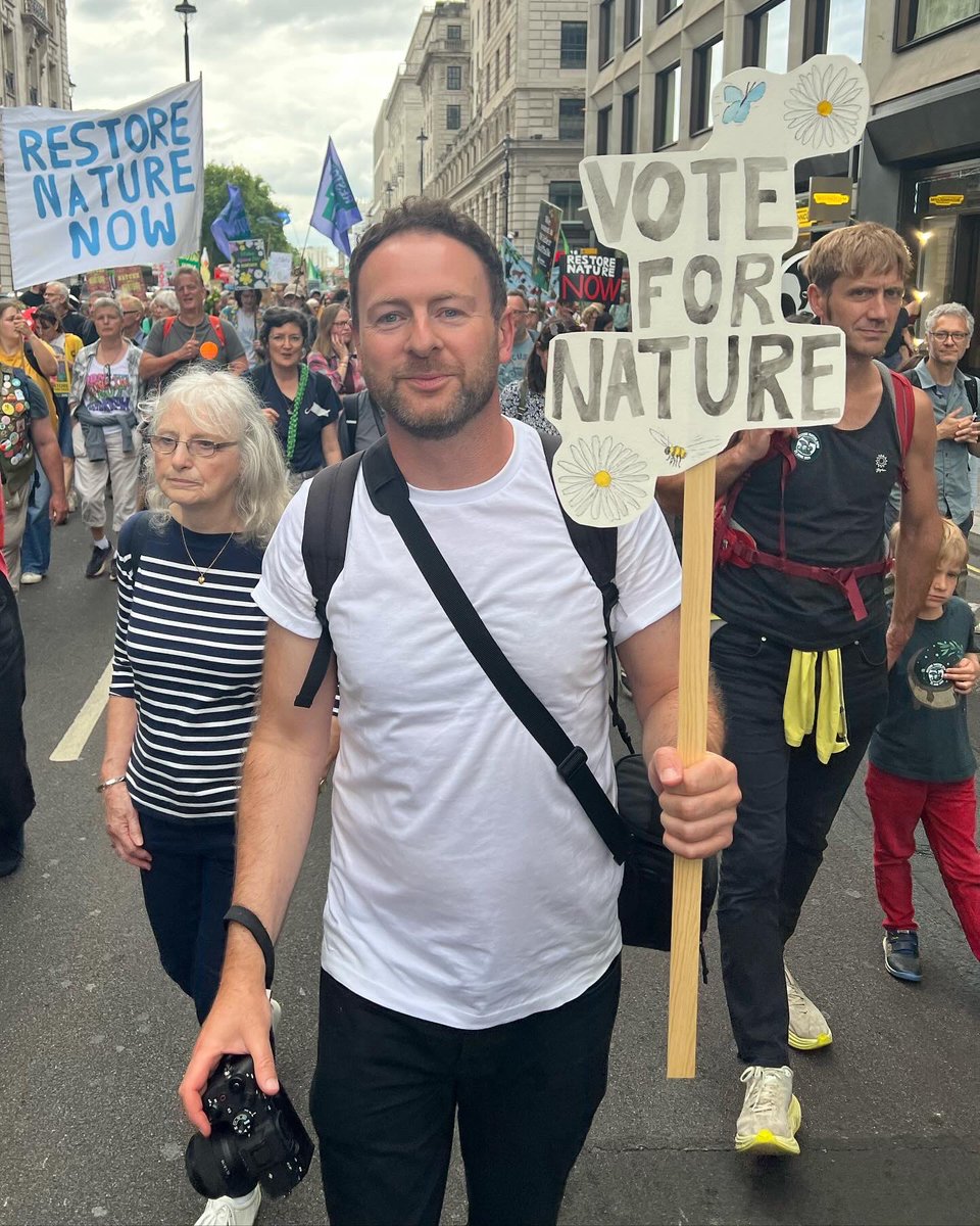 jackwallington's tweet photo. Today I am marching alongside 350 organisations for wildlife and for you - for all of nature #restorenaturenow https://t.co/UuHXbH7SD8