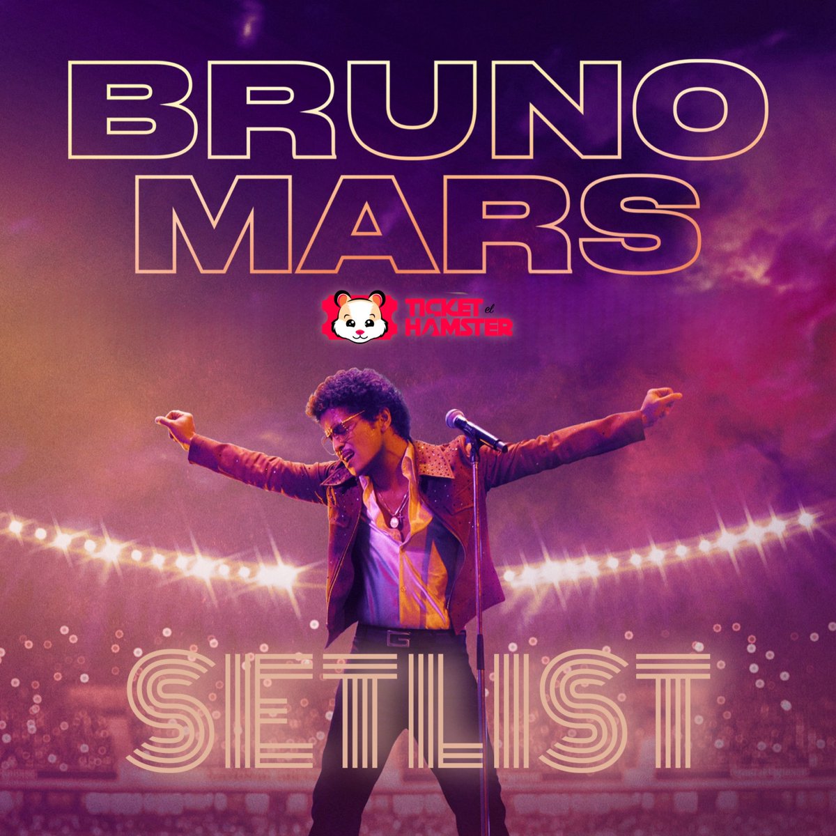 ticketelhamster's tweet photo. 🚨Playlist BRUNO MARS🚨

Vamos preparándonos para las fechas de Bruno Mars en el Estadio GNP Seguros con esta Playlist que incluye canciones de los últimos setlists más algunas canciones que podría presentar en agosto ! 🥳

🟢Spotify: https://t.co/o6Op5Oc6mi

Les agradezco el RT! 🔁

#BrunoMars #ticketelhamster 🐹 @SpotifyMexico