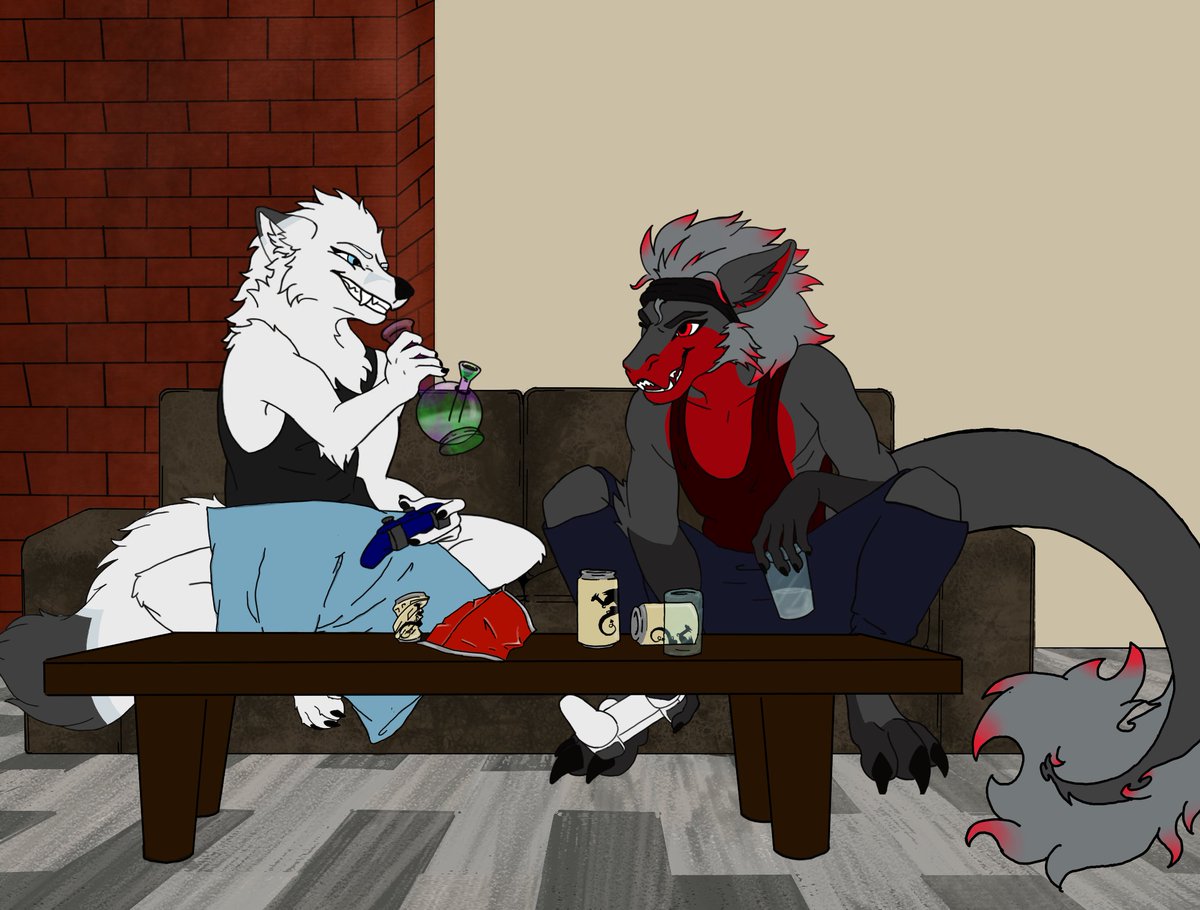 FiskFox's tweet image. Commission and a headshot i did recently for @Yeet_God_GMM