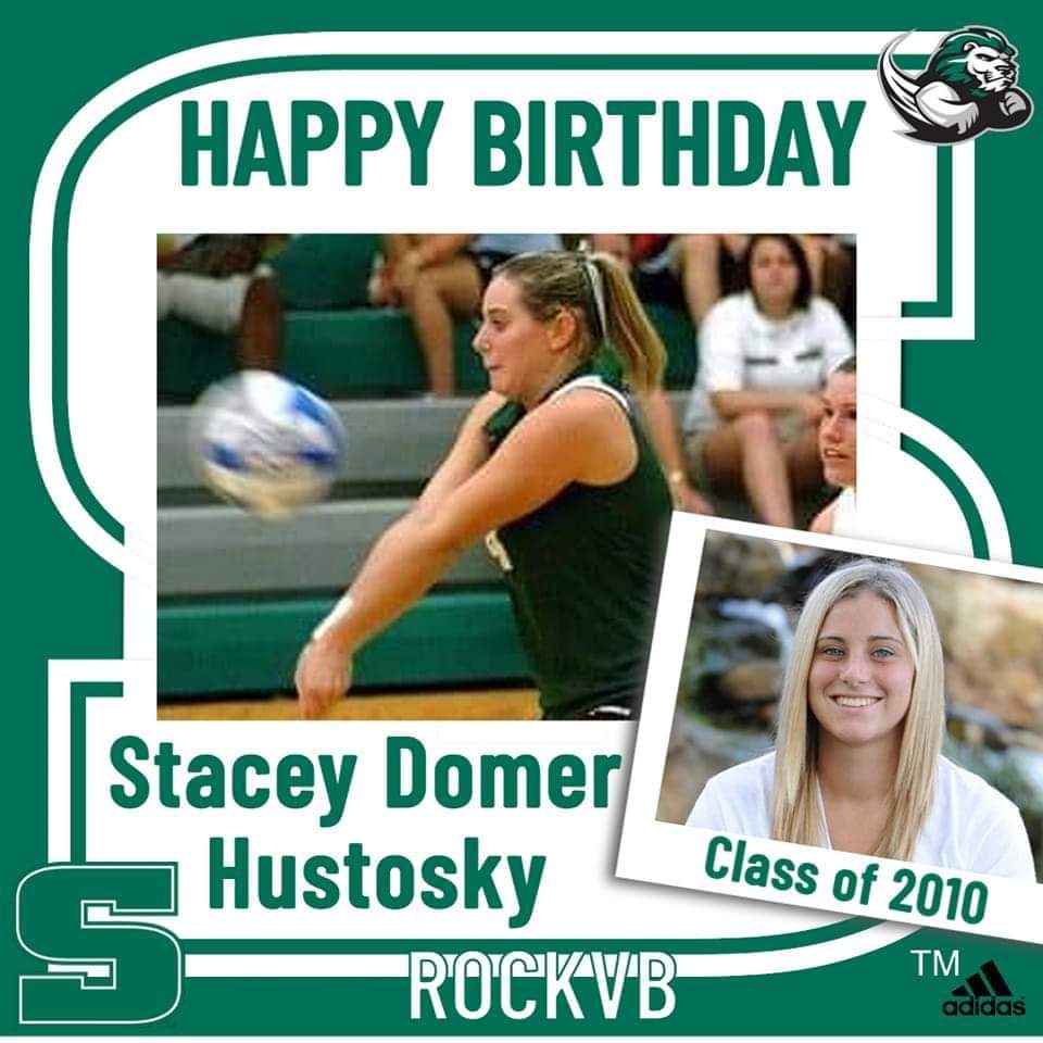 Slippery_RockVB's tweet photo. Happy Birthday to 2010 #RockVB alum, Stacey Domer Hustosky!!! 🎈🎉🎁🎂💐🏐♥️ #rocknation #RockVBAlumni https://t.co/rF4oaUN2lm