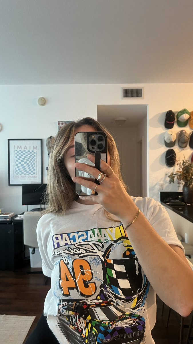 Ya’ll can have your biases but the primarily POC + female-led team I work with at <a href="/NASCAR/">NASCAR</a>  are truly changing the game to make sure EVERYONE feels welcome and represented in the sport. 

Happy Pride from my new YAAASCAR shirt and I 😭🌈💕🥹