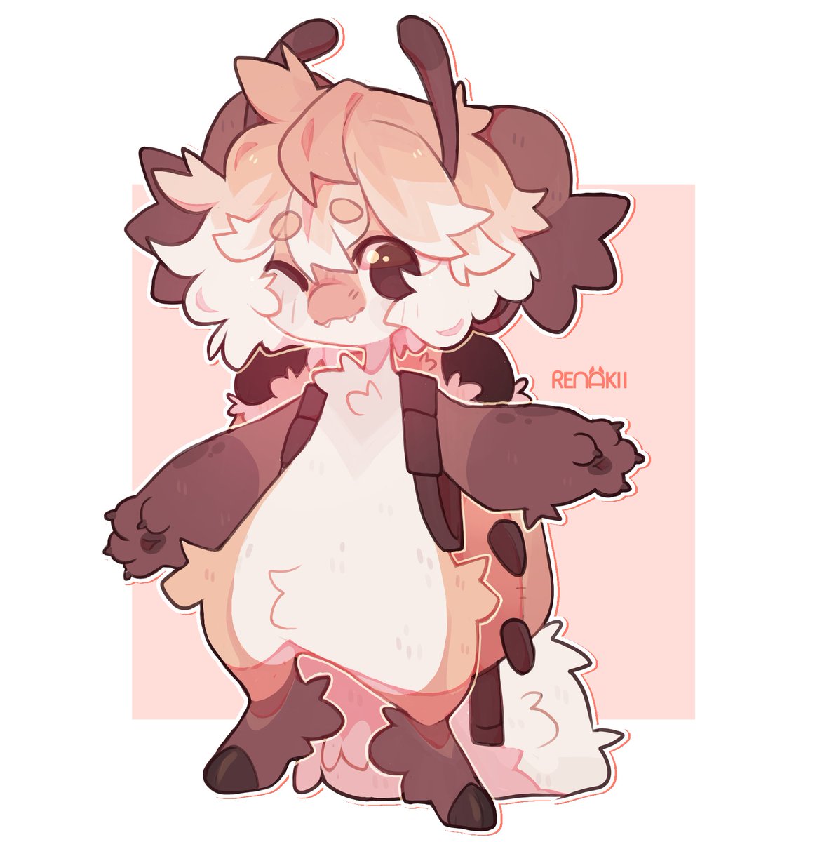 Renakii_'s tweet photo. bagbean custom for someone on discord! https://t.co/hE7pYBJ53k