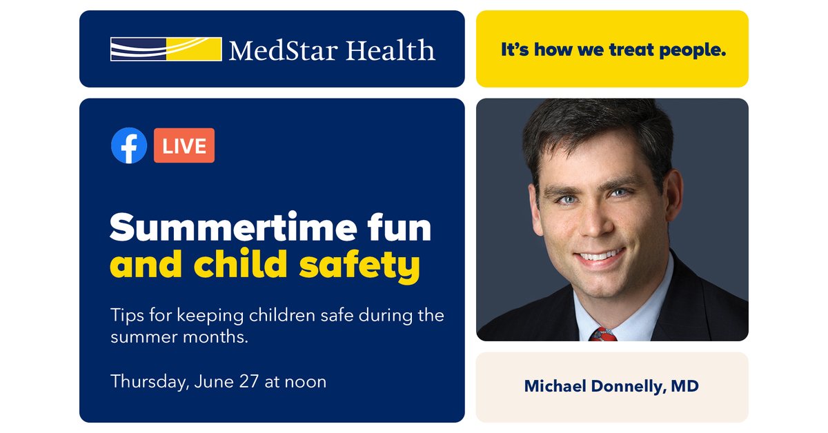 Excited to soak up the sun this summer? ☀️ Before you head out the door, make sure you’re prepared to keep your family safe in the rising temperatures.

Find out how during our Facebook Live on Thursday, June 27 at noon. Have questions? Share them here ➡️ ms.spr.ly/6015YNOcP
