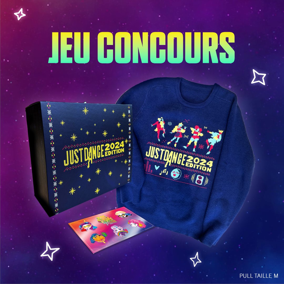 À l'occasion de l'annonce de la sortie de Just Dance 2025 Edition, on vous fait gagner un beau cadeau ! 💃✨

Pour participer au jeu concours et remporter ce super lot 🎁 :
❤️🔄 Liker + RT le tweet
✅ S'abonner au compte @JustDance_FR

TAS le 28/06