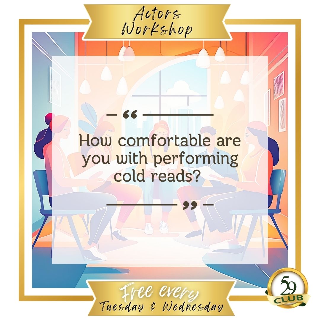 529Club's tweet photo. How comfortable are you with performing cold reads?
📜 #ColdReads #ActingChallenges #ActorSkills #Performance #ActingLife
Check out https://t.co/SHr9sPmAXQ for more information https://t.co/uDgbm3r2MT