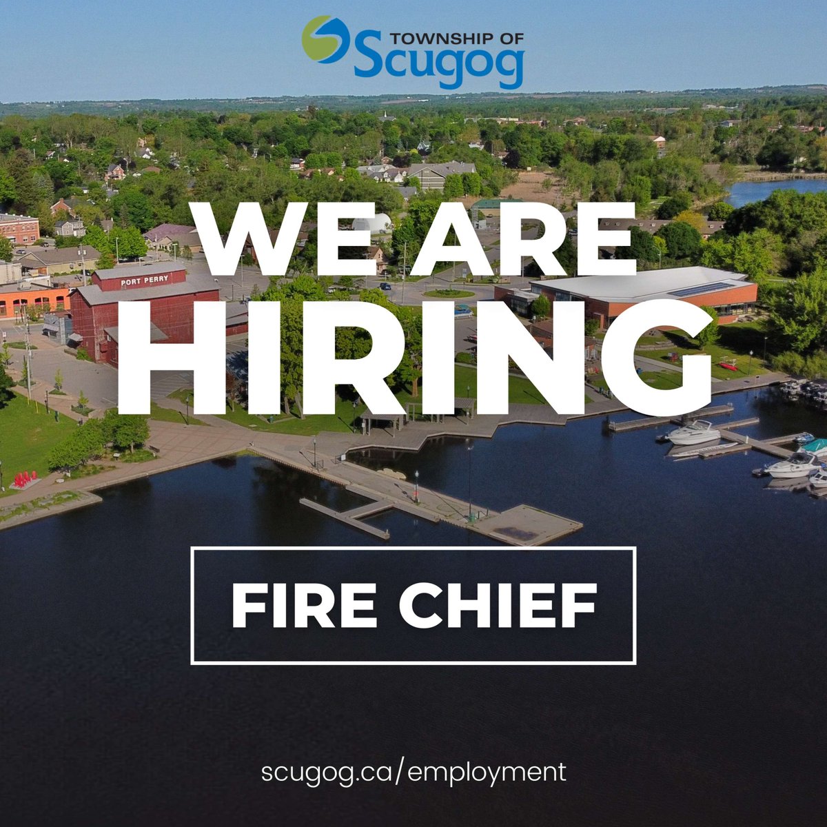We are now hiring a Fire Chief, permanent full-time position! If you or someone you know is interested, be sure to visit scugog.ca/employment to view the application details. The posting closes on Friday, July 12, at 4:30pm.