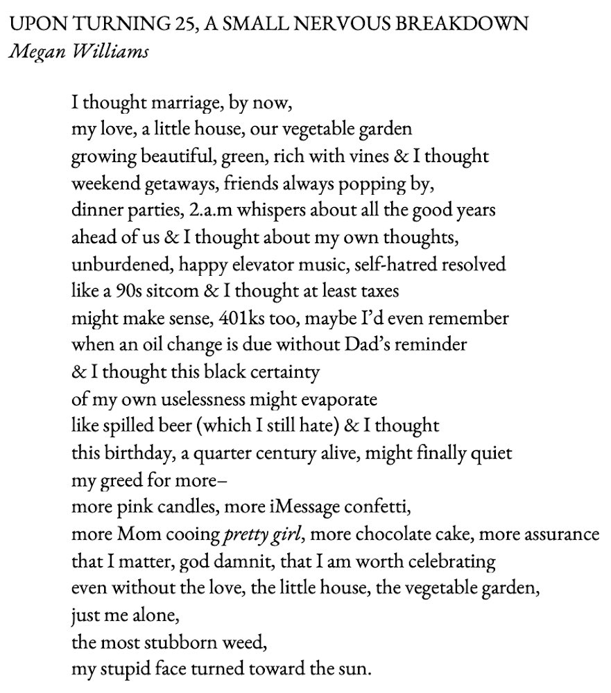 today is my birthday. celebrating with a poem shaped like a nervous breakdown