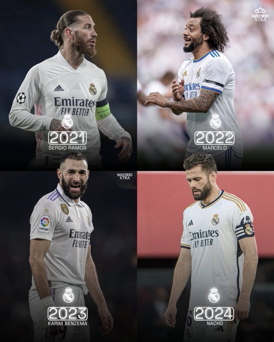 For the fourth season in a row, the first captain of Real Madrid will leave at the end of the season.