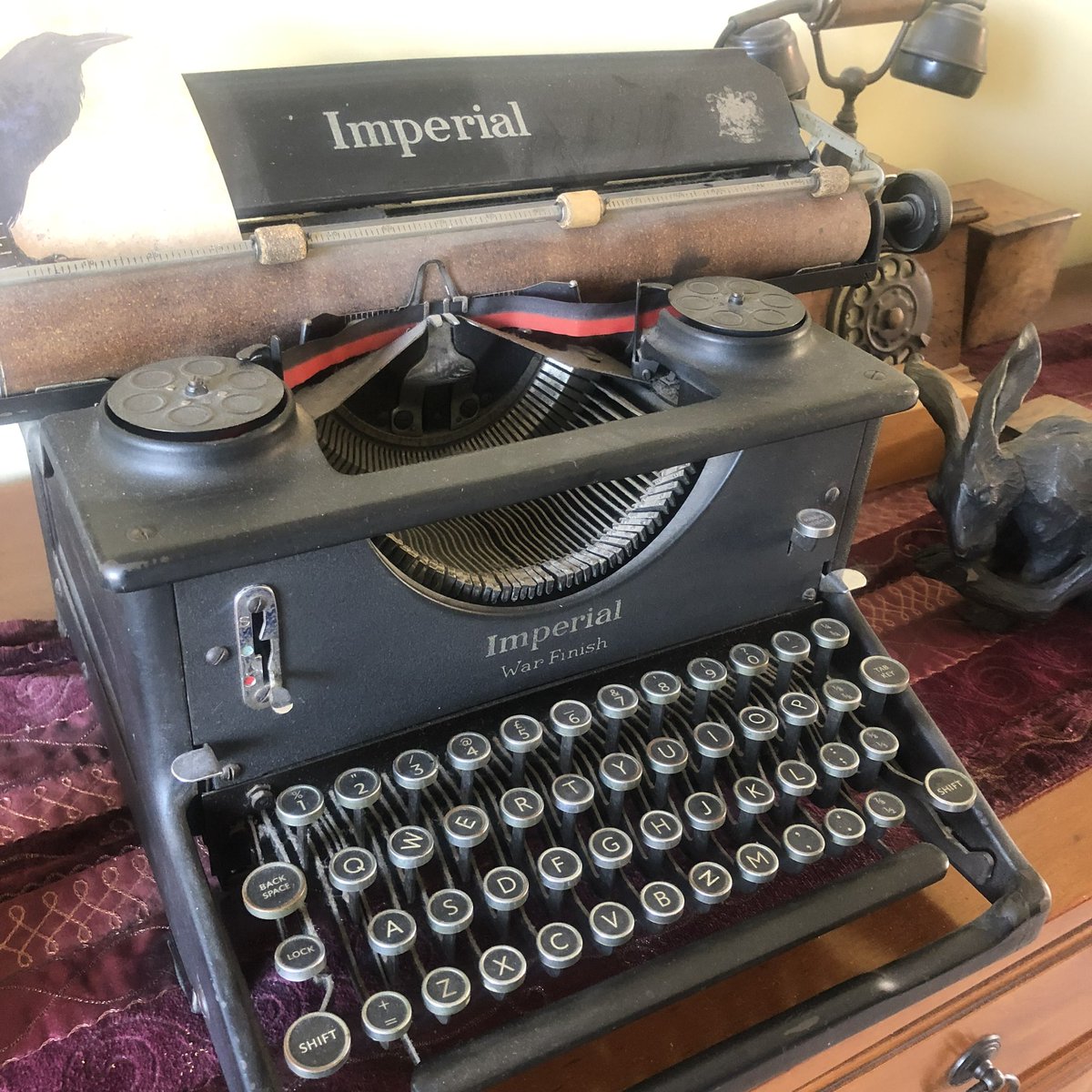 Joanne Livsey (@jolivsey) on Twitter photo Hello <a href="/presentcorrect/">Present & Correct</a> I don’t suppose you know where I might try and get a replacement item for my War Finish Imperial Typewriter? I broke the drawband last week, have put it in a very safe place to work out a repair and now I can’t find it. Hello <a href="/presentcorrect/">Present & Correct</a> I don’t suppose you know where I might try and get a replacement item for my War Finish Imperial Typewriter? I broke the drawband last week, have put it in a very safe place to work out a repair and now I can’t find it.