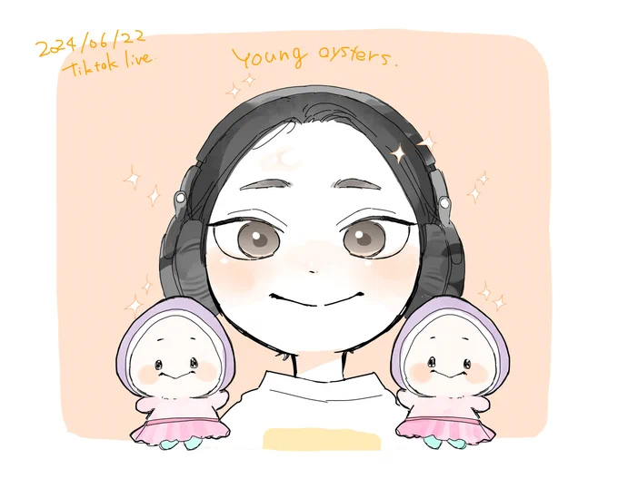 配信ありがとうございました!! #りうぴ描いたで