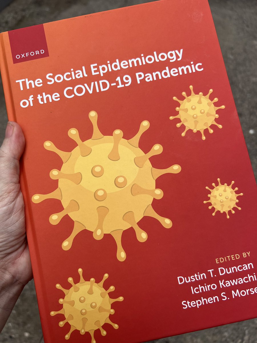 Dr Ellie Murray, ScD (@epiellie) on Twitter photo Look what arrived in my mailbox today, <a href="/drSteveMorse/">Stephen S. Morse</a> & <a href="/drdustinduncan/">Dustin Duncan</a>! Super excited to dive into it!
Twitter: If you are at all interested in COVID, pandemics, or the interplay between society & health, get yourself a copy of The Social Epidemiology of the COVID-19 Pandemic! Look what arrived in my mailbox today, <a href="/drSteveMorse/">Stephen S. Morse</a> & <a href="/drdustinduncan/">Dustin Duncan</a>! Super excited to dive into it!
Twitter: If you are at all interested in COVID, pandemics, or the interplay between society & health, get yourself a copy of The Social Epidemiology of the COVID-19 Pandemic!