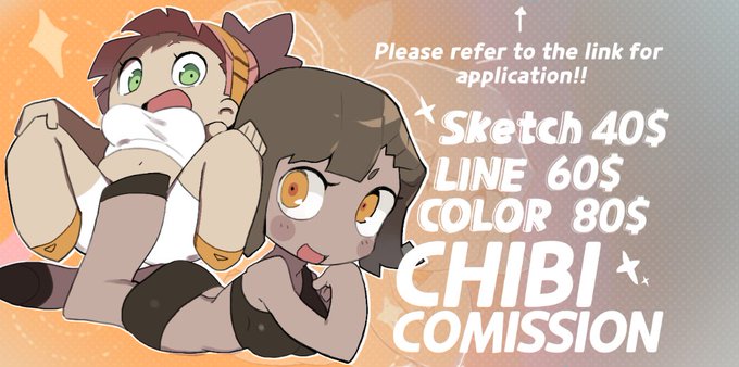 Hello! I opened a commission. 
If you are interested, please apply ! ! 🌟  

 |Link to Apply|
docs.google.com/forms/d/e/1FAI…

Ps .Sorry, I couldn't review the previous commission requests due to personal reasons. Could you please resubmit them? Thank you so much!😊