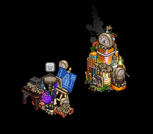 HxBenx's tweet photo. Throwing stuff together... not following the blue prints.  🏨🏨 @Habbo https://t.co/VQDo8avtId