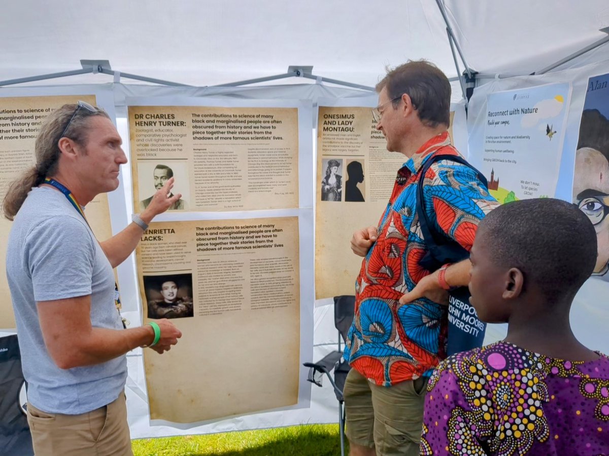 CatrionaWaitt's tweet photo. @Adventurademy enjoyed the display by @CarlLarsen39213 &amp; team at @africaoye. Important conversations about scientists whose contribution has been neglected, the need to diversify clinical trials &amp; more. The children loved making DNA out of sweets! Photos with their consent. https://t.co/0zvOV0z6yH