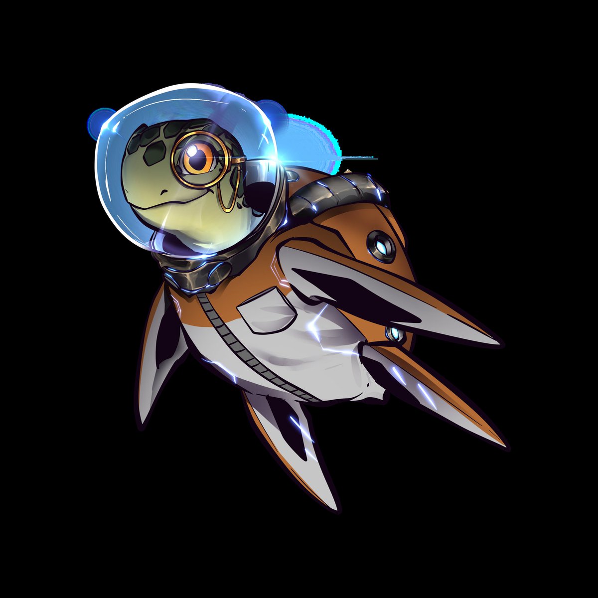 Witness him! Sir Curdle The Space Turtle! Your new bestie!