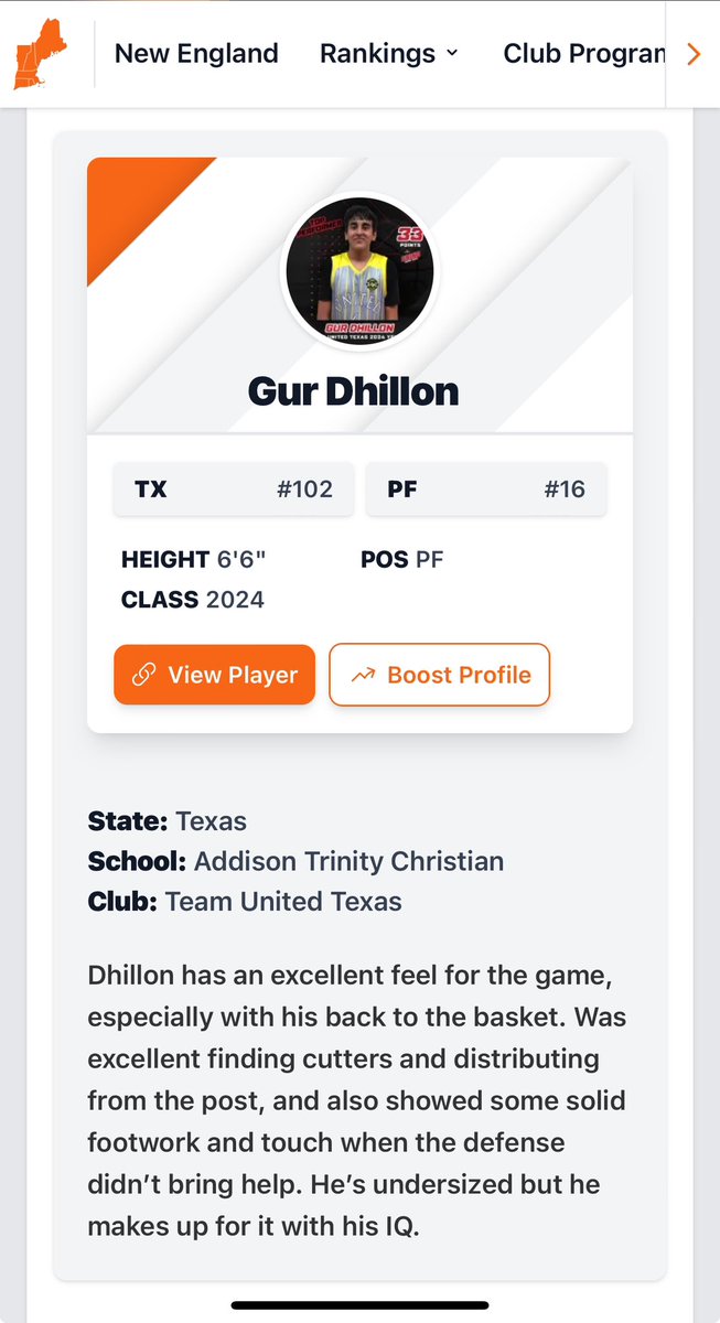 Thank you prep hoops for the write-up at the NEPSAC showcase

*Brewster academy 
*2025
*6”7