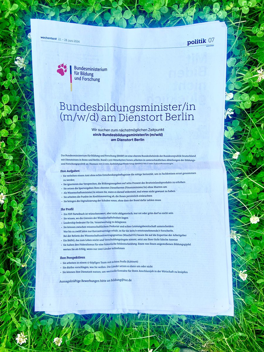 Wir stellen NICHT ein!