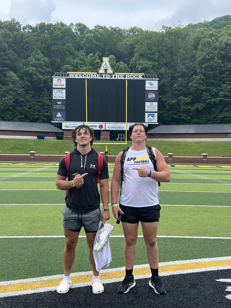 Ryan Connotillo (@connotilloryan) on Twitter photo Had a great time getting to compete at the <a href="/AppState_FB/">App State Football</a> camp. 6/17
@TCunninghamAPP <a href="/CoachPadalino57/">Paul Padalino</a> Had a great time getting to compete at the <a href="/AppState_FB/">App State Football</a> camp. 6/17
@TCunninghamAPP <a href="/CoachPadalino57/">Paul Padalino</a>