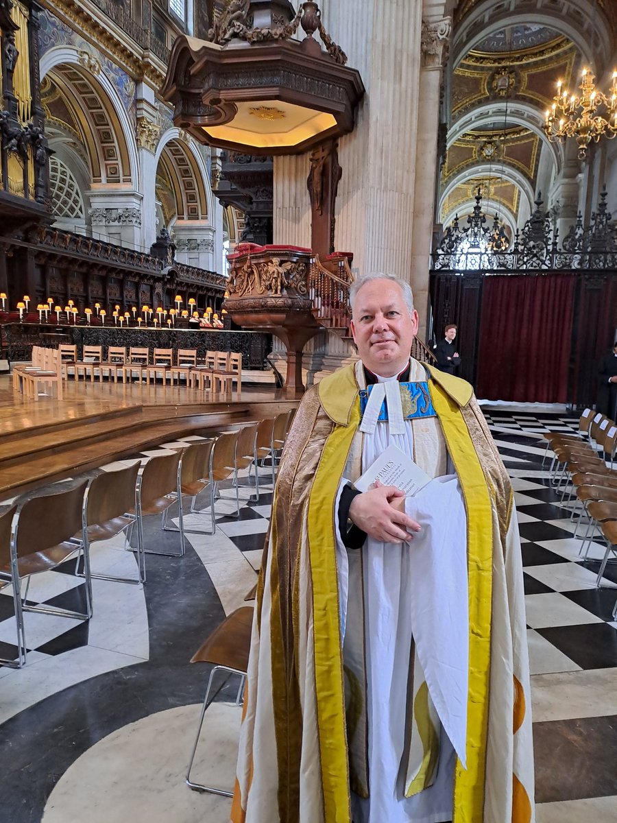 My final service is tomorrow, but I have deferred to another to preach. That means that my final sermon (for now? ever?) was this afternoon at St Paul's Cathedral before a congregation of a thousand, including a prince of the royal bloodline. A final flourish...