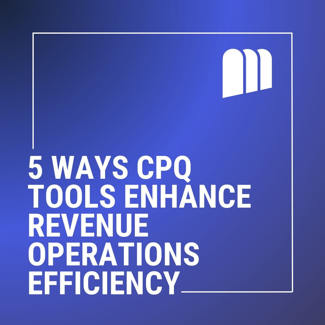 MonetizeNow_B2B's tweet image. 5 Ways CPQ Tools Enhance Revenue Operations

✅ Streamlined Quote Generation
✅ Enhanced Sales Productivity
✅ Improved Pricing Accuracy
✅ Data-driven Insights
✅ Time-Saving Integrations

#MonetizeNow #Innovation #SaaSMonetization #FinancialTech #PaymentSolutions #B2BTech