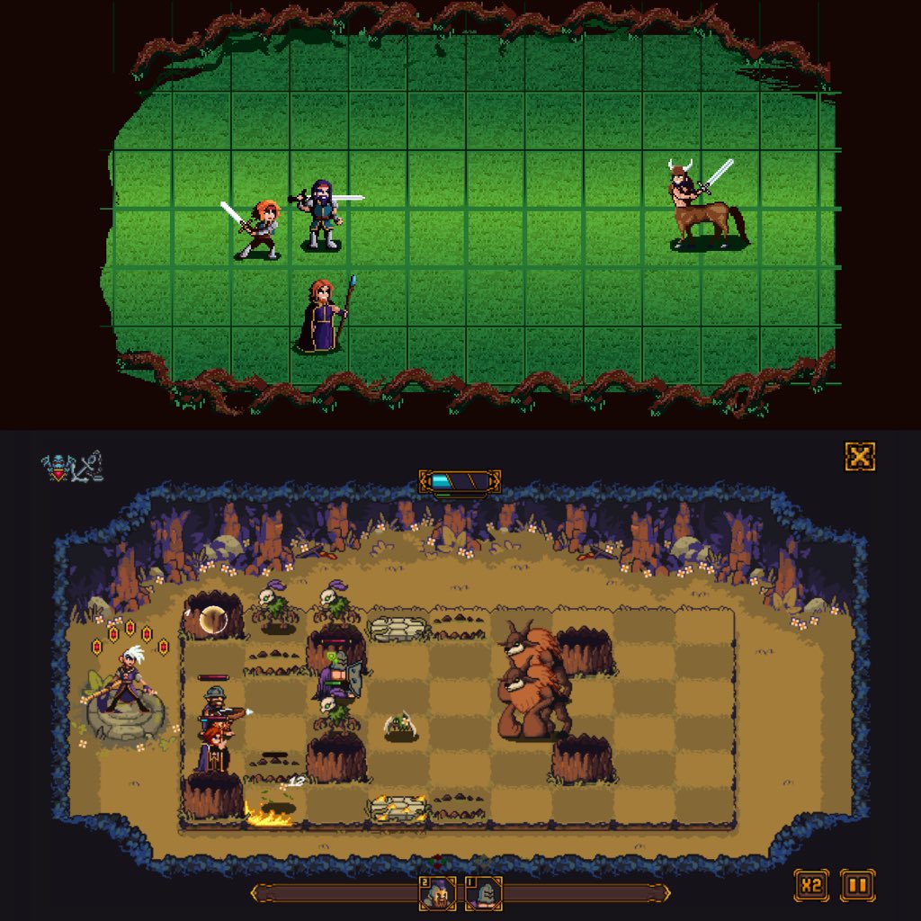 DubiousLoop's tweet image. How it started
         ↓
How it&apos;s going  

Souls Tree is a tactical, rogue-like tower defense where you command a small party of Heroes to survive relentless hordes of enemies. In development for PC.  

#screenshotsaturday #indiegame #gamedev #pixelart #roguelike #towerdefense