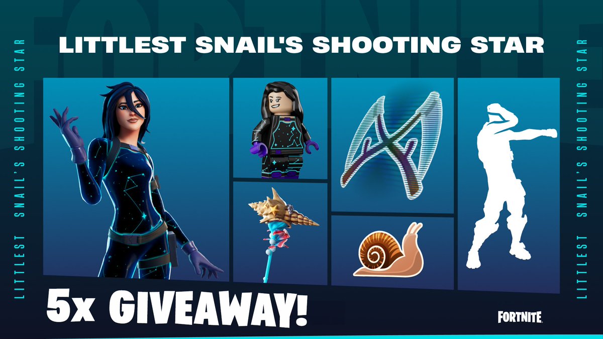 Good Gamers (@goodgamers) on Twitter photo 🐌Littlest Snail's Locker Bundle GIVEAWAY!
🏆Prize: 2,800 V-Bucks (5x Winners)
⏰Ends in 48 Hours (2 days)
📘Requirements:
🔹Follow <a href="/SnailFortnite/">The Littlest Snail</a>
🔹Follow <a href="/GoodGamers/">Good Gamers</a>
🔹Retweet + Like this 🐌Littlest Snail's Locker Bundle GIVEAWAY!
🏆Prize: 2,800 V-Bucks (5x Winners)
⏰Ends in 48 Hours (2 days)
📘Requirements:
🔹Follow <a href="/SnailFortnite/">The Littlest Snail</a>
🔹Follow <a href="/GoodGamers/">Good Gamers</a>
🔹Retweet + Like this