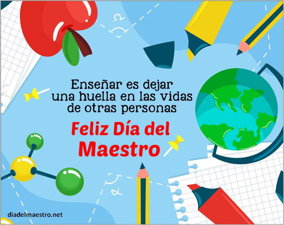 Feliz Día del Maestro a todos los maestros de ES