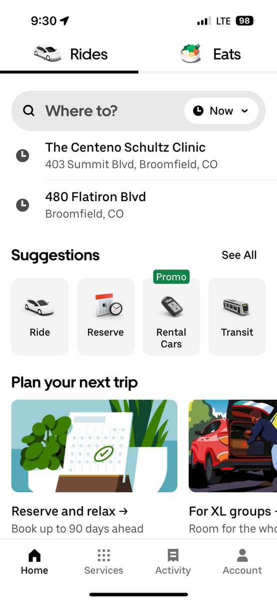 TheMKMenon's tweet photo. @Uber not cool about the #baitandswitch with my fare. Your mapping tool brought driver to the wrong location of the clinic and when I re-entered it with address instead of clinic name, the fare doubled. Your map shows clinic at location I entered.#customerserviceblows https://t.co/utDxOzM5yt