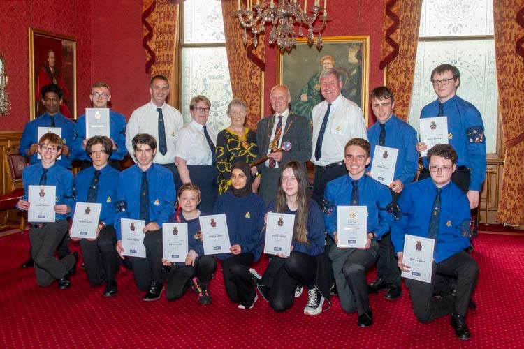 12 young people from Boys’ Brigade groups in Aberdeen and District were presented with Queen's Badge Certificates at a presentation ceremony in Aberdeen Town House this week #LifeToTheFull #BoysBrigade
