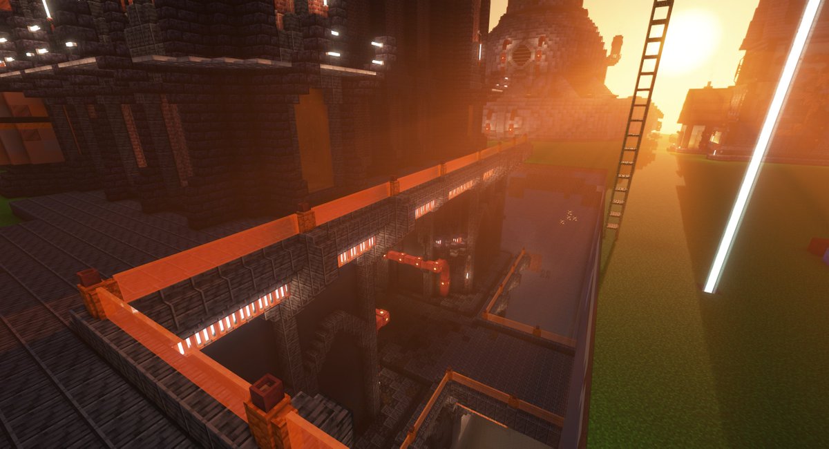 Today working in the Industrial area making the Dystopian underworld. On Serpentopia SMP.

Thanks to <a href="/FabledDayes/">Fabled</a> for the Raid.
After we over to <a href="/HavokTracks/">HavokTracks</a> working on there Single player world