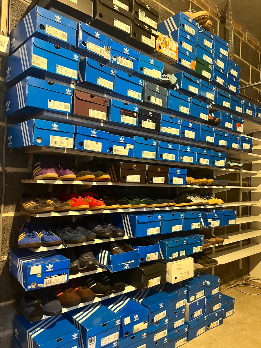 good_adidas's tweet photo. Haven't posted for ages.
Moved earlier this year, and finally got round to working on the storage solution.
Done for today, shoes to relocate next..... https://t.co/zxZw5D4jM6