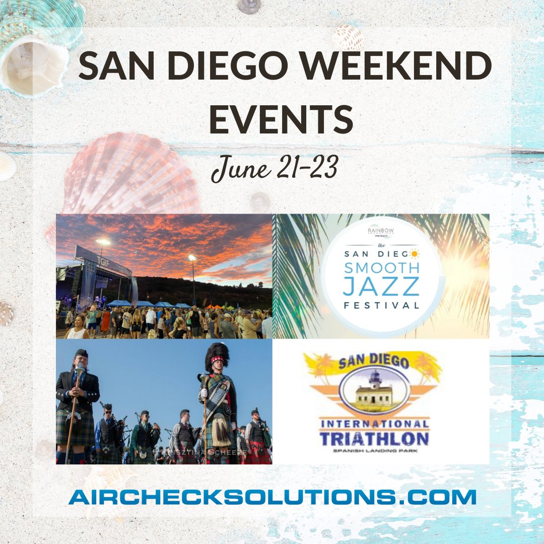AirCheckSol's tweet photo. It's the first weekend of Summer! What will you be doing?
Check out our site for ideas https://t.co/CuRQXlwmdy

#sandiego #socal #weekend https://t.co/eyxLSNBAqq