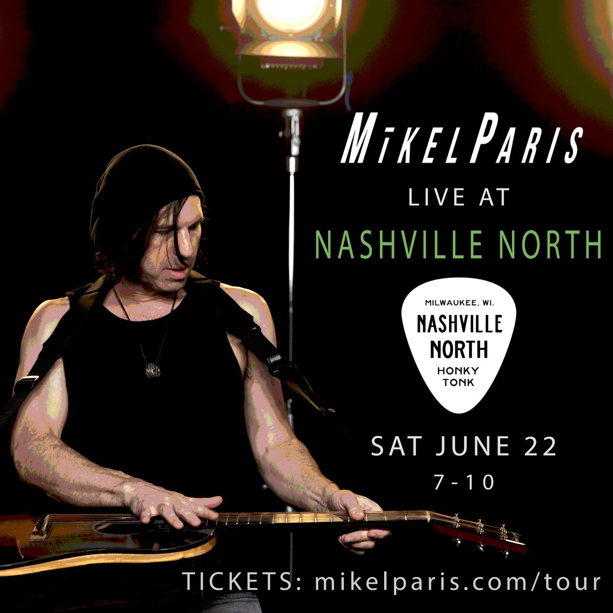 MikelParis's tweet photo. Hey hey Milwaukee! Head over to #NashvilleNorth 2nite & catch #MikelParis tonight at 7! There will be #music, there will be #drinks, there will be #stories! And hit up the merch table for new #Snidbits vinyl! Info π https://t.co/kSfpKNDXzI #ofarevolution #Korg #livemusic #MuDriS https://t.co/J7EH8Rlf5V