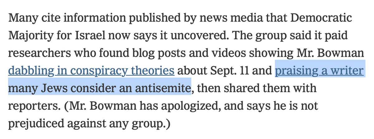 It's very funny that NYT reporter <a href="/npfandos/">Nicholas Fandos</a> has a "journalistic ethics" statement saying "it is important for me to treat the people and ideas I write about with fairness and respect" and then insinuates Norman Finkelstein is antisemitic. nytimes.com/2024/06/20/nyr…
