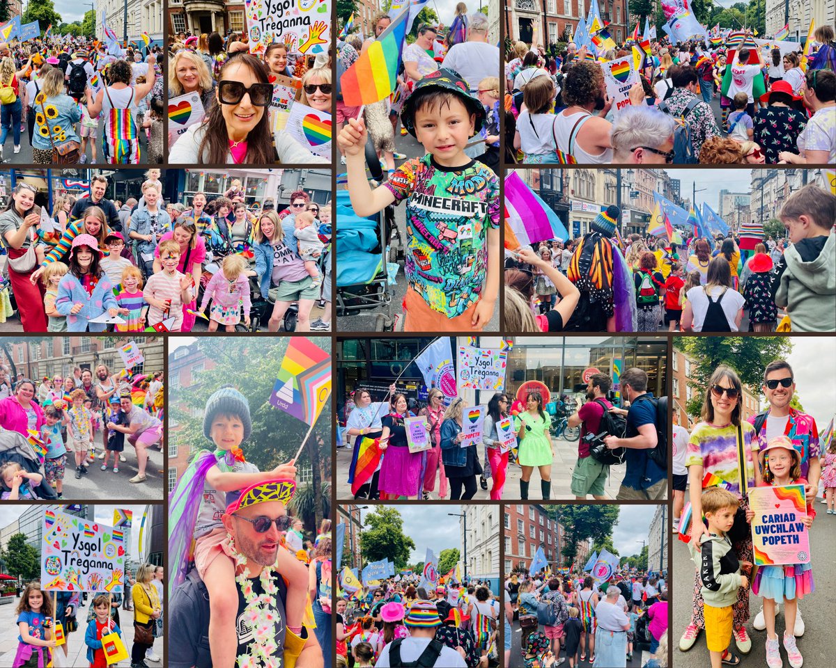 YsgolTreganna's tweet photo. Môr o liw a hapusrwydd | A rainbow of happiness 🌈 

Diolch o galon am eich cefnogaeth ~ Thank you for your support 🫶🏼 #TeuluTreganna

#PrideCymru @PrideCymru @CP2TC_CPIDd @cyngorcaerdydd @Urdd @UrddCaerdyddFro https://t.co/e6XPNprDTR