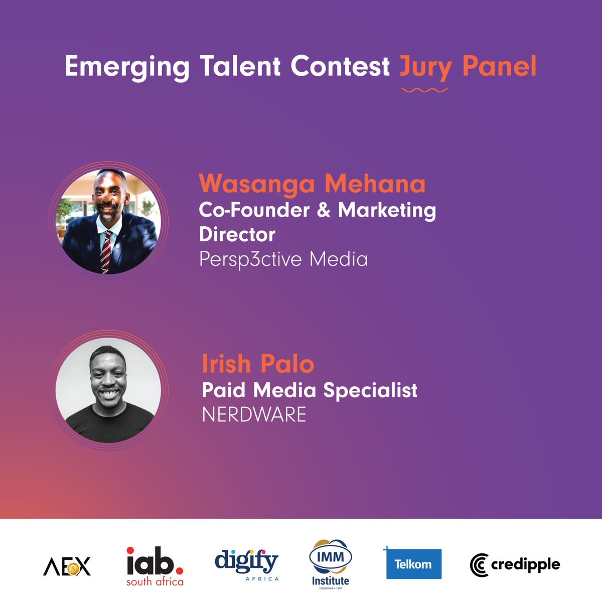 <a href="/Reatwala_/">Reabetswe Twala</a> <a href="/Clare_Traf/">Clare Trafankowska</a> <a href="/michelkey/">Michel Holworthy</a> Part of their role as jury members will be to provide feedback on areas of improvement and insights on how you can better position your profile for your next opportunity. 🌟

<a href="/Wasanga_Mayhem/">Chakra Dyan</a> 
<a href="/Irish_P/">Irish Palo</a>