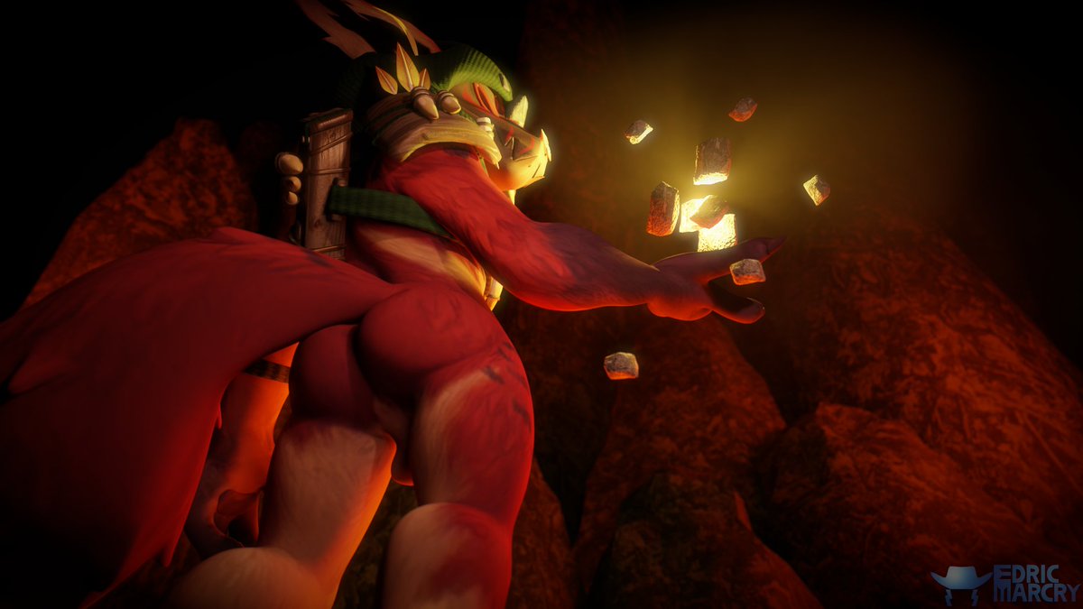 EdricMarcry's tweet photo. So, animation is taking a little while, thought I'd keep the flame going a little with some Shaman butt

#nsfw #3dart #blender #vulpera https://t.co/wqqW0P6sj3
