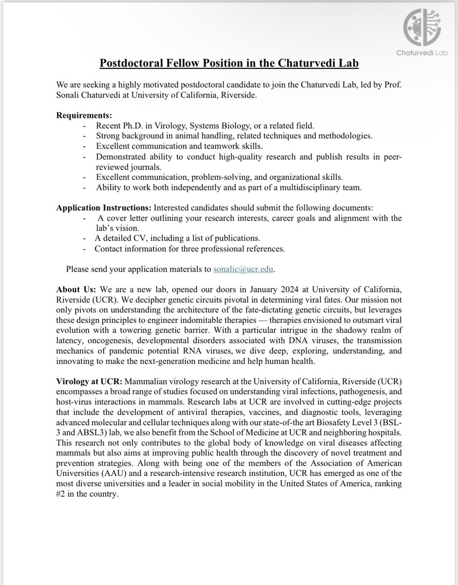 The Chaturvedi Lab tweet media