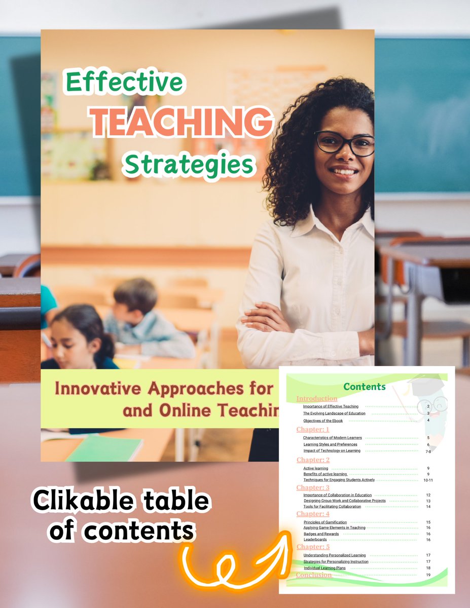 Abiravplus's tweet image. &quot;Teaching tips for effective learning&quot; Ultimate teachers&apos; ebook. Use this coupon code to get 50% off (limited)

Visit- payhip.com/b/6Atrg

#teachersguide #learningtips #teachingguide #effectivelearning