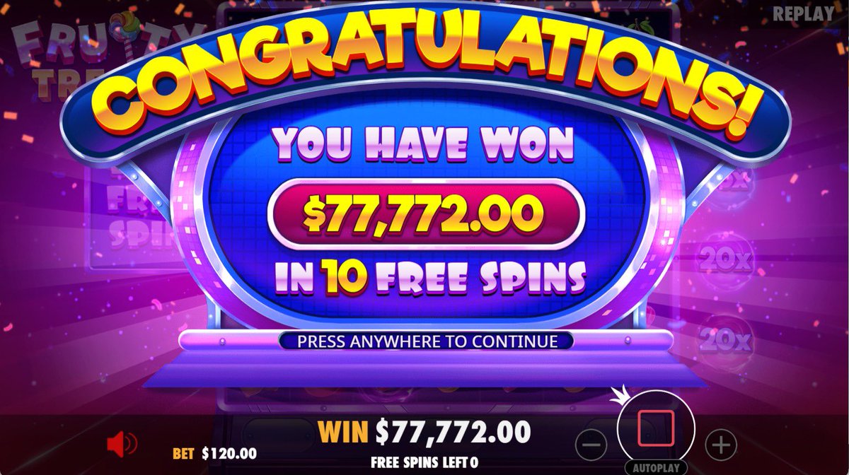BIG WIN 🫨

‘GiveMeJackpot’ just hit a $77k win off a $120 spin playing Fruity Treats this morning on metawin.com 👀

In celebration we are GIVING AWAY $150 in $ETH! Like, RT &amp; Comment what you would do with the $77k! 👇