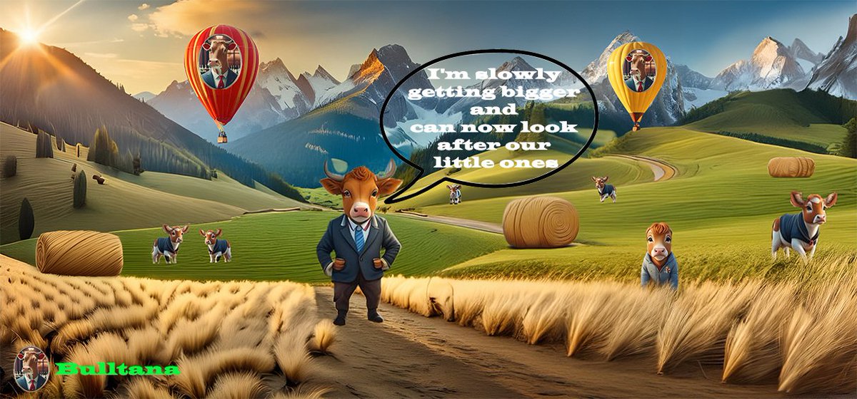 BulltanaCrew's tweet photo. It's weekend and our little's playing outside 😍
Help the young bulls to grow big &amp; strong ‼️

send #solana➡️
FnLzDqLC13EuX4FprVci6Fop8hCq4DaLYpgGchw2pnhH

1 #Sol = 25.000 Bulltana
no min / max 
#BulltanaCoin #Bulltana #crypto #memecoins #invest #CryptoInfluence #presale #airdrop https://t.co/CJERqbTW5x