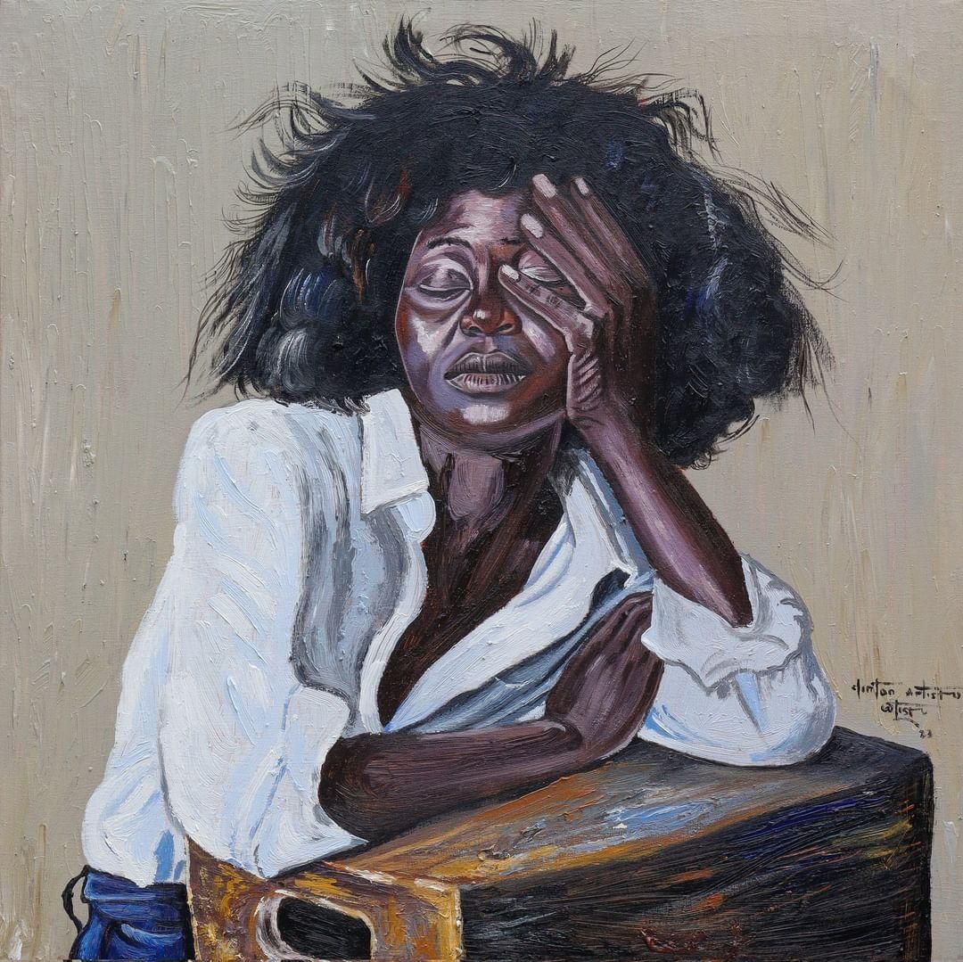 🎨Arts by Clinton Artisto.  <a href="/Clinartisto/">Clinton Artisto</a>

#blackart #art #afroart #acrylicpainting #dopeart #africanart #viral #finearts #afroart #artwork #realism #paintings #oilpainting #artcollector #contemporaryart #artgallery #itsArtsthetic #aesthetic #trending